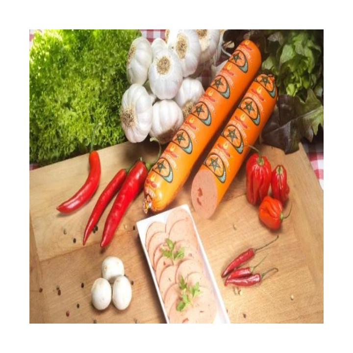 Charcuterie - Saucisson Volaille/Bœuf extra piquant 450g