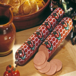 Charcuterie - Saucisson Volaille/Bœuf goût fumé 450g
