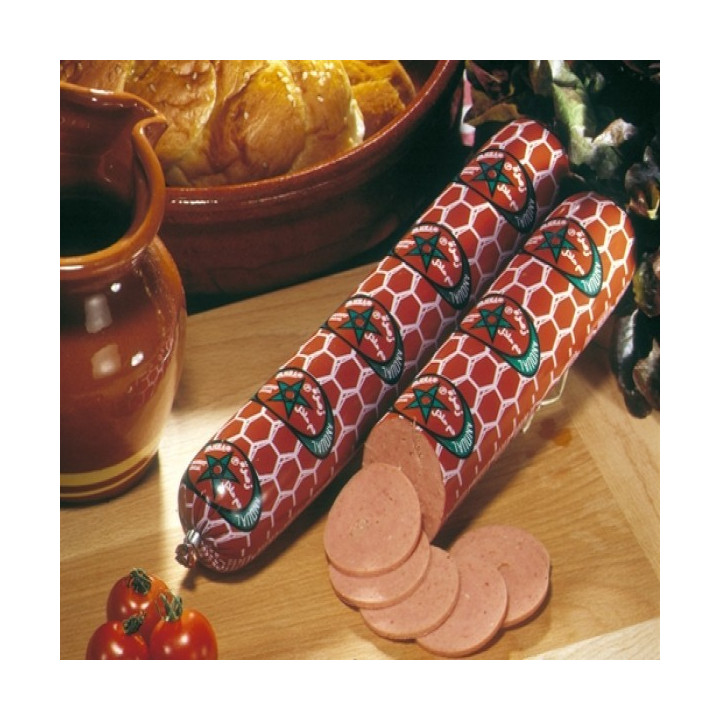Charcuterie - Saucisson Volaille/Bœuf goût fumé 450g