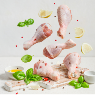 Brochettes de poulet thym/citron pilons de poulet, pilons de poulet marinés, poulet thym citron, poulet à rôtir, viande de poule