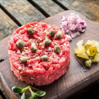 STEAK HACHÉ RECONSTITUÉ 5 % DE MATIÈRE GRASSE