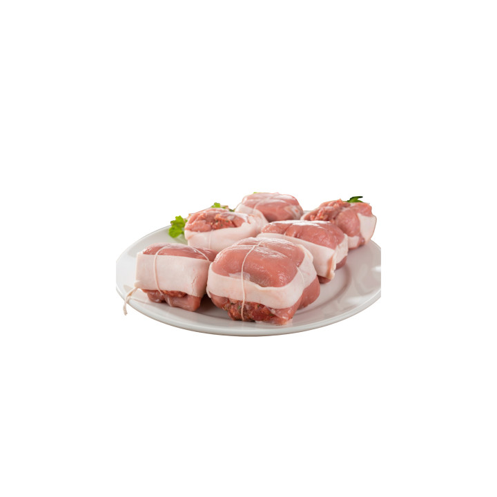 PAUPIETTES DE POULET(SOUS-CUISSE DE POULET FARCIE)